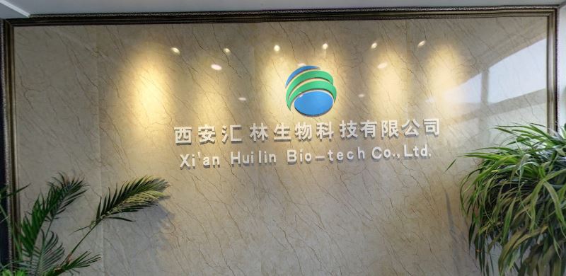 Aloe vera freeze-dried powder company display